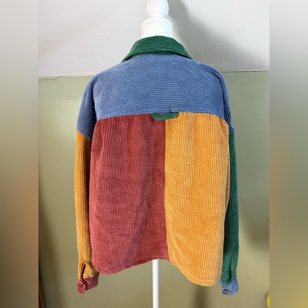 BDG CharleyP Patchwork Corduroy Shirt - Picture 3 of 4